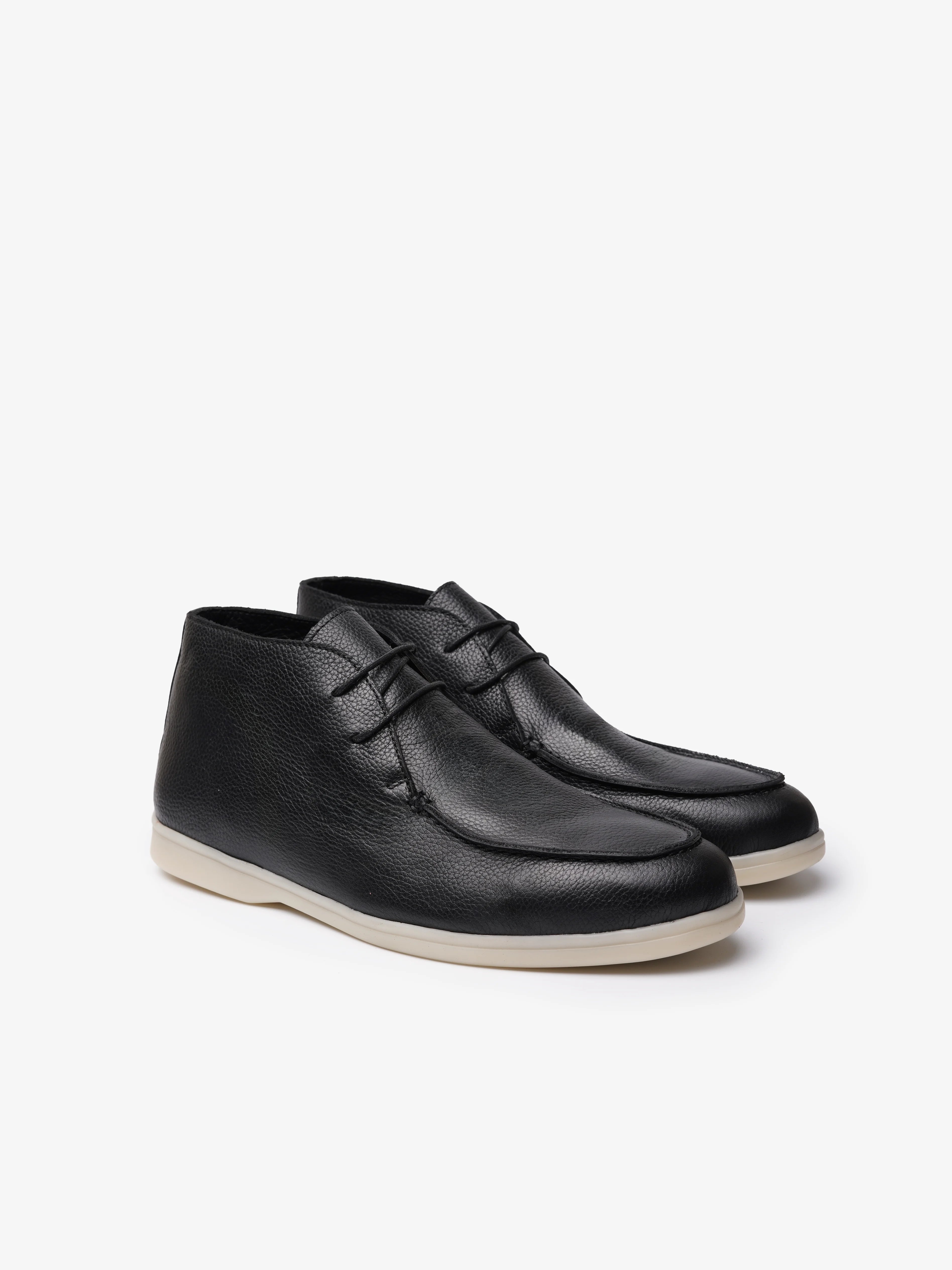 Walk Ankle Cuir Noir