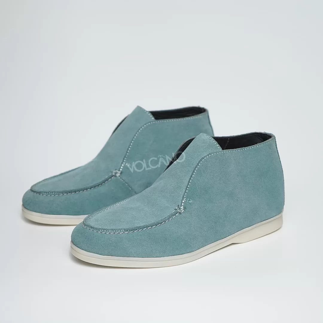 Open Walk Chukka Boots Bleu ciel