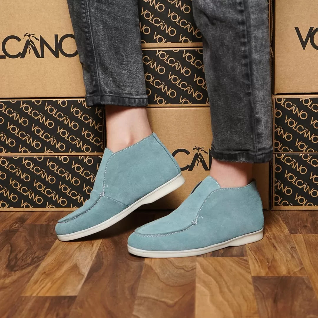 Open Walk Chukka Boots Bleu ciel