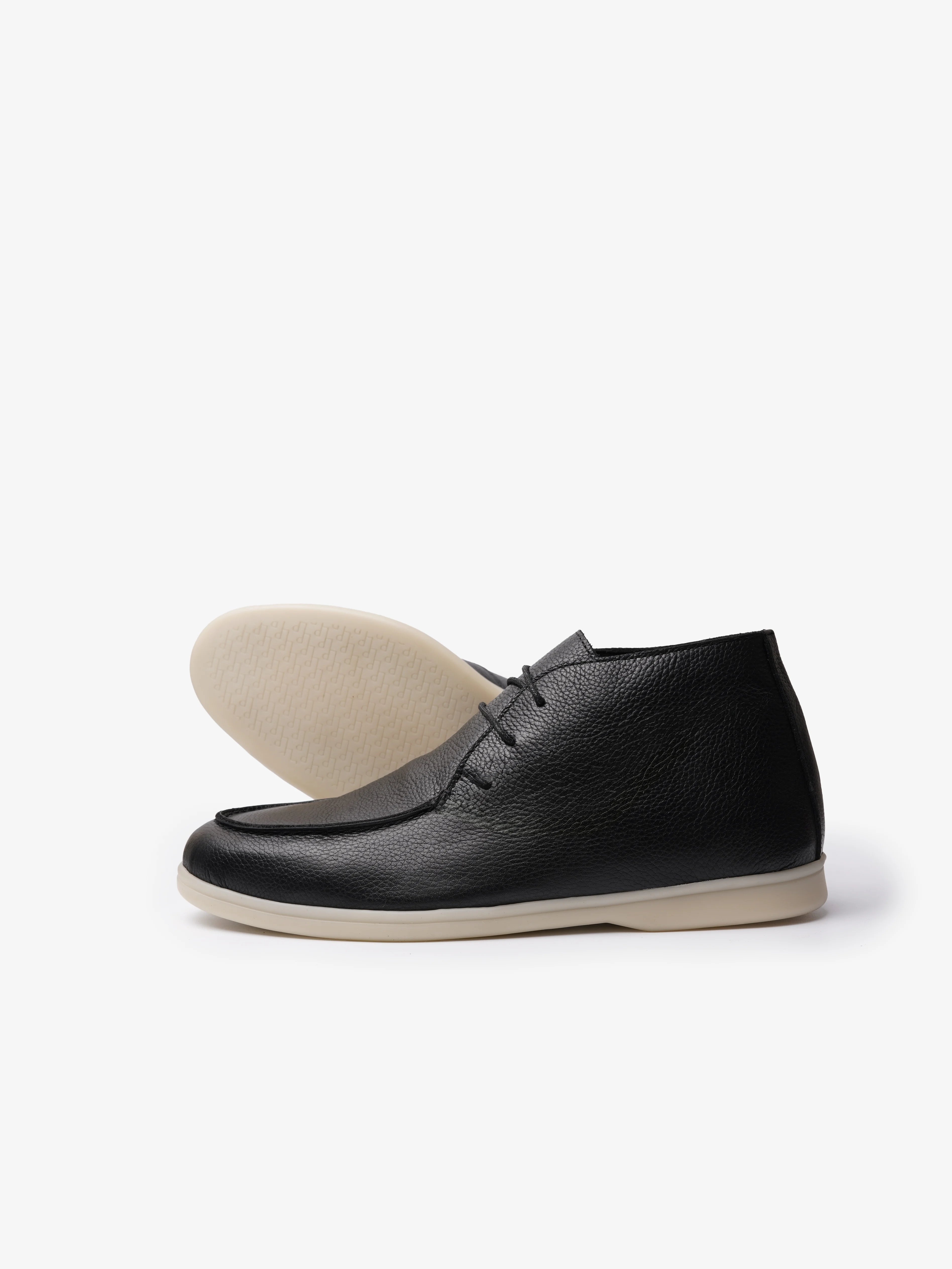Walk Ankle Cuir Noir
