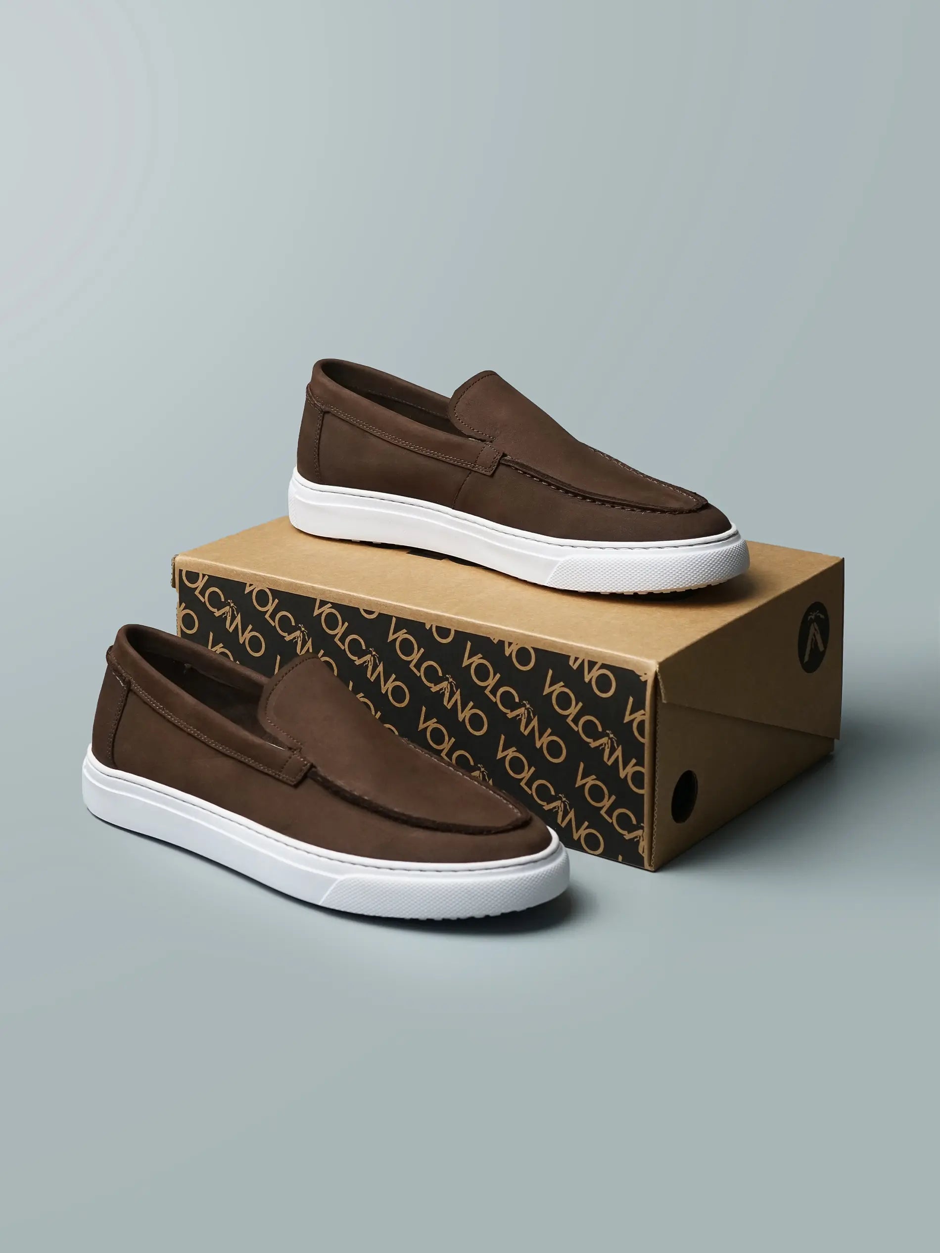 Riviera en Nubuck Marron Chocolat