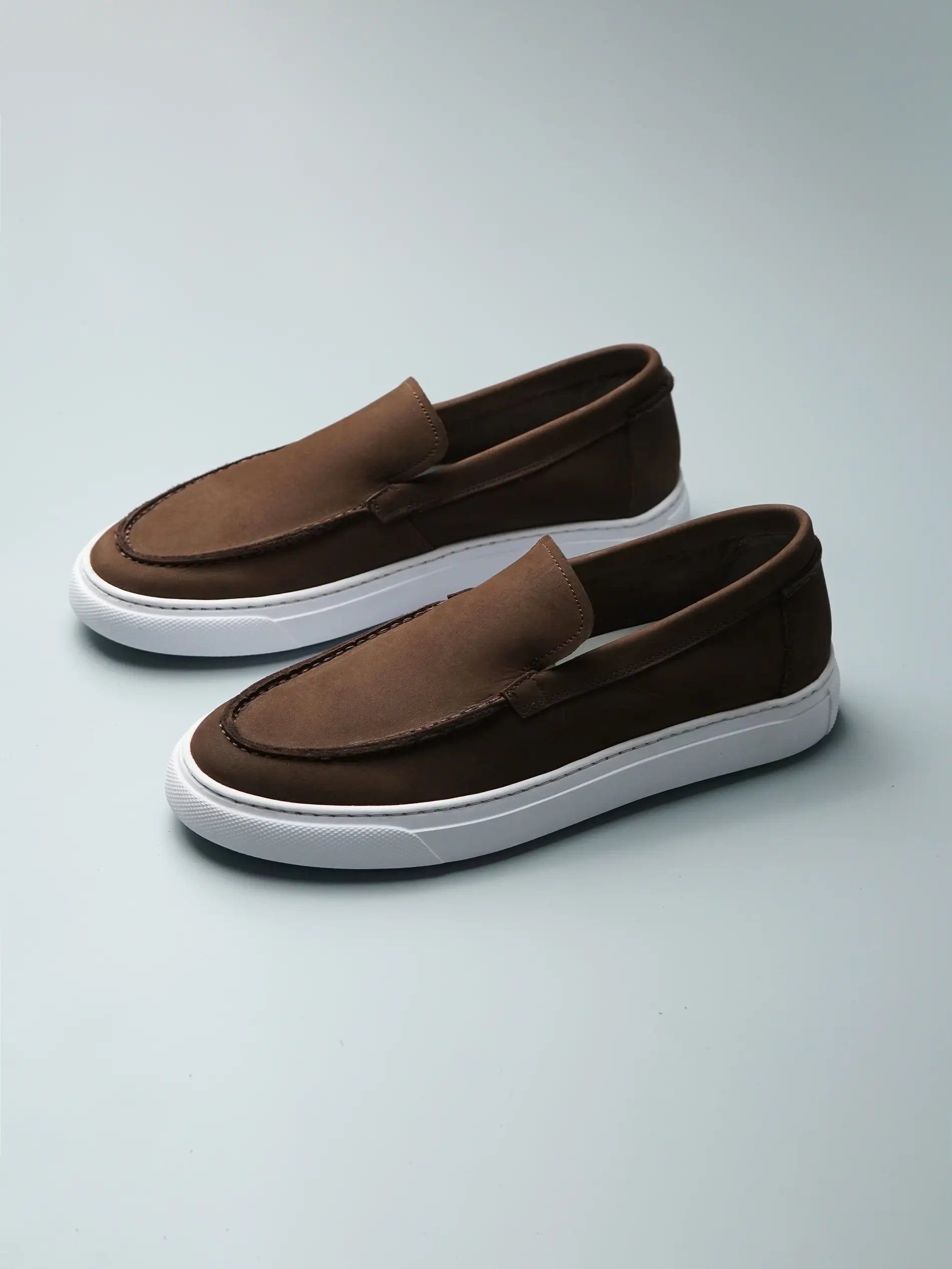 Riviera en Nubuck Marron Chocolat