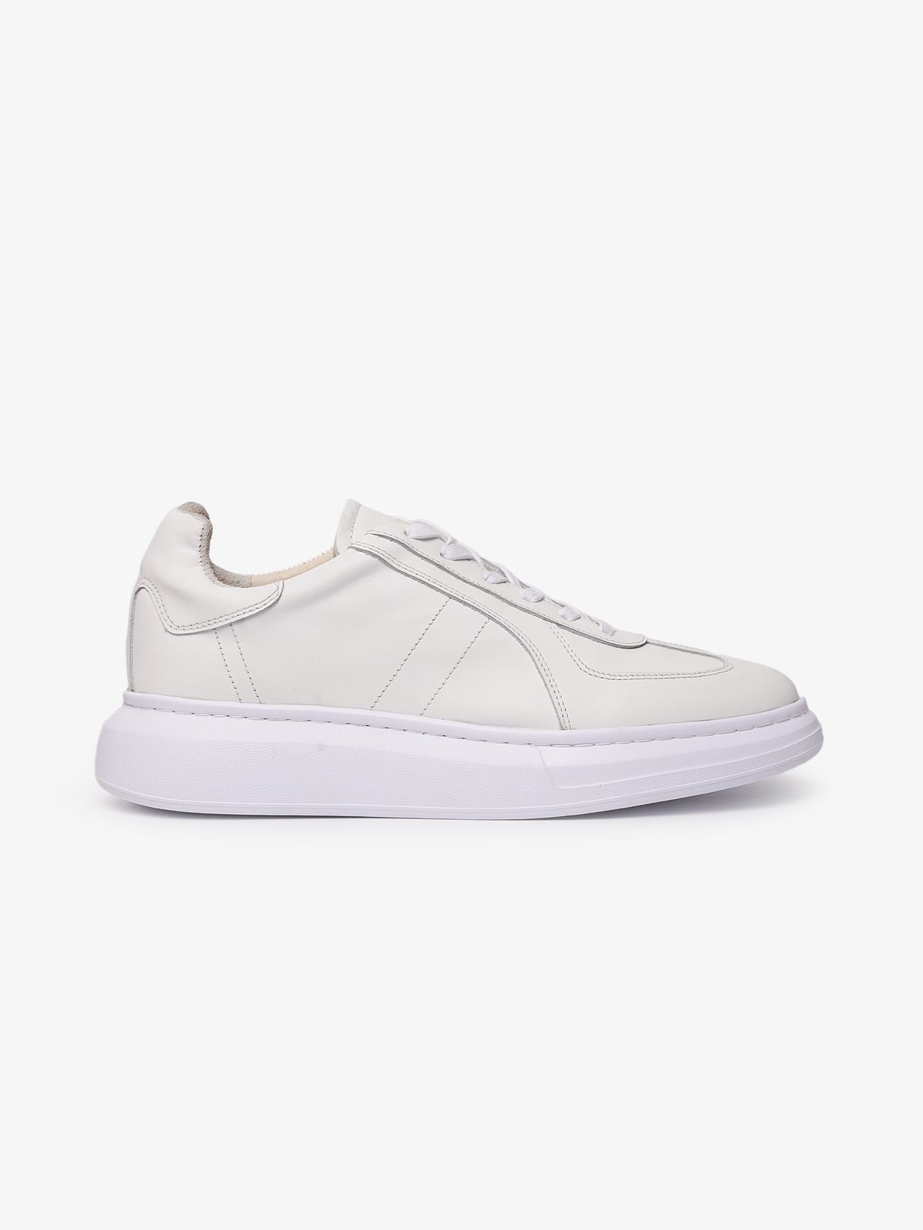 Sneakers Rétro Blanc Cassé