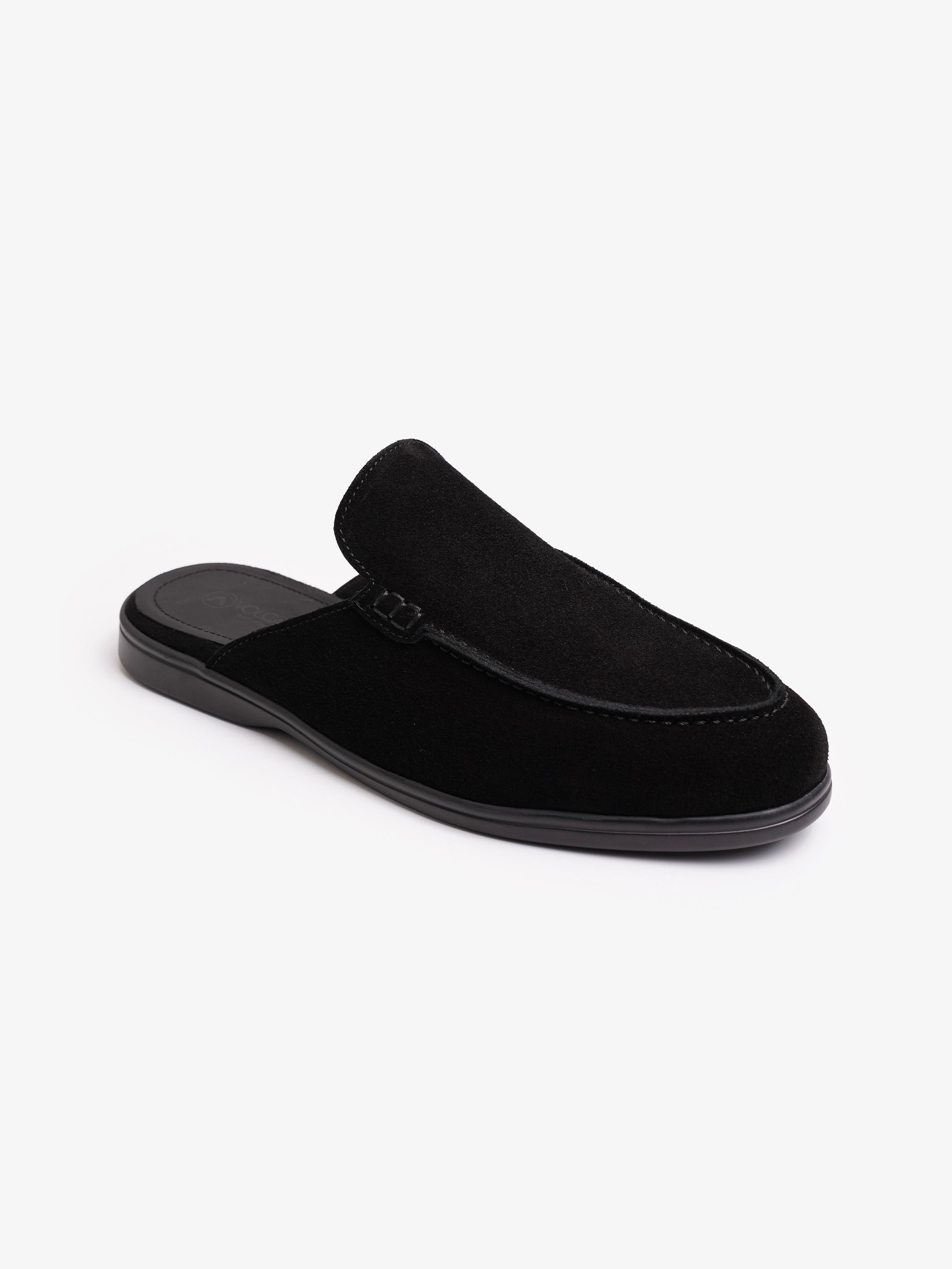 Babouche Walk Daim Noir