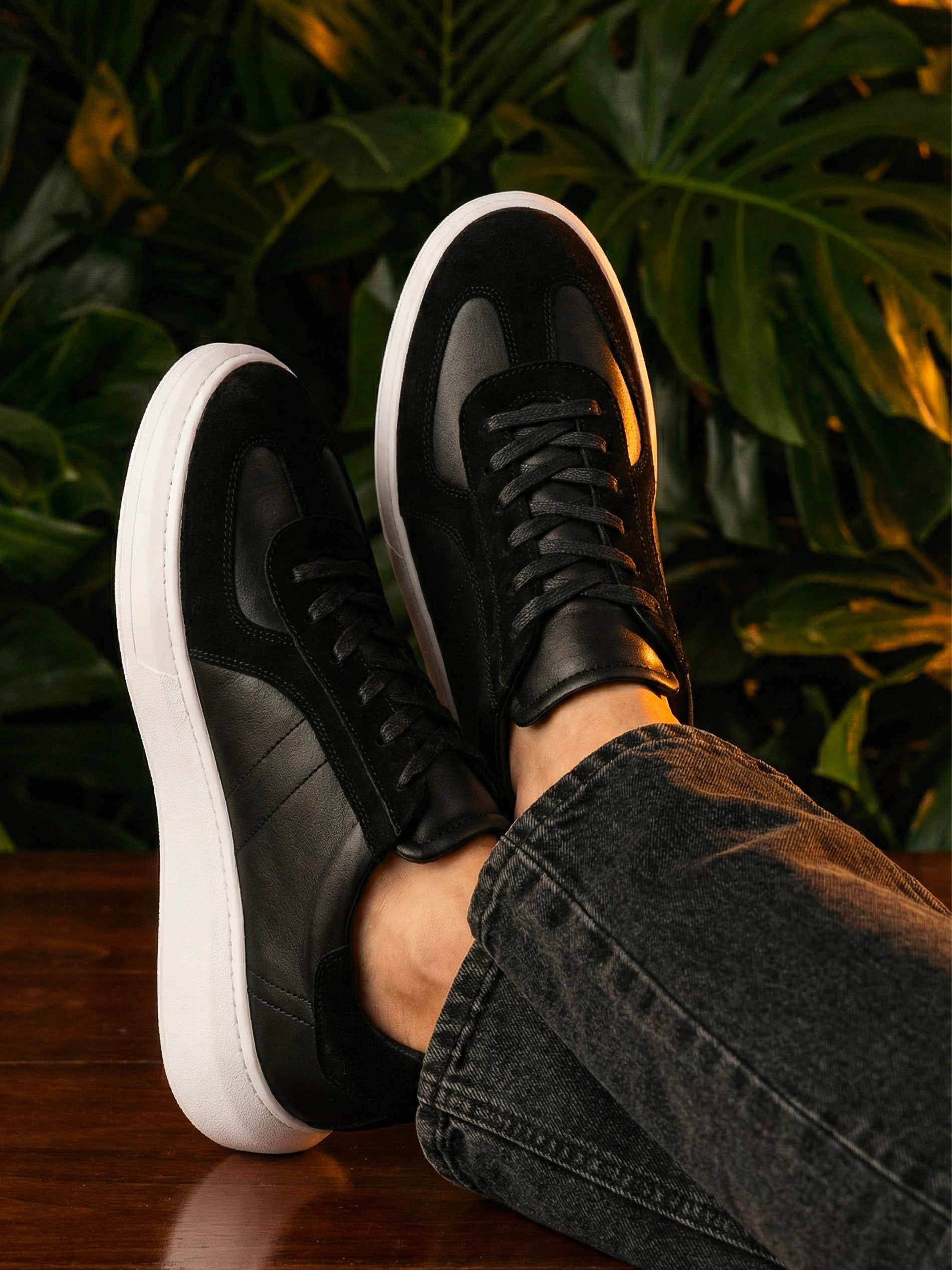 Sneakers Rétro Noir