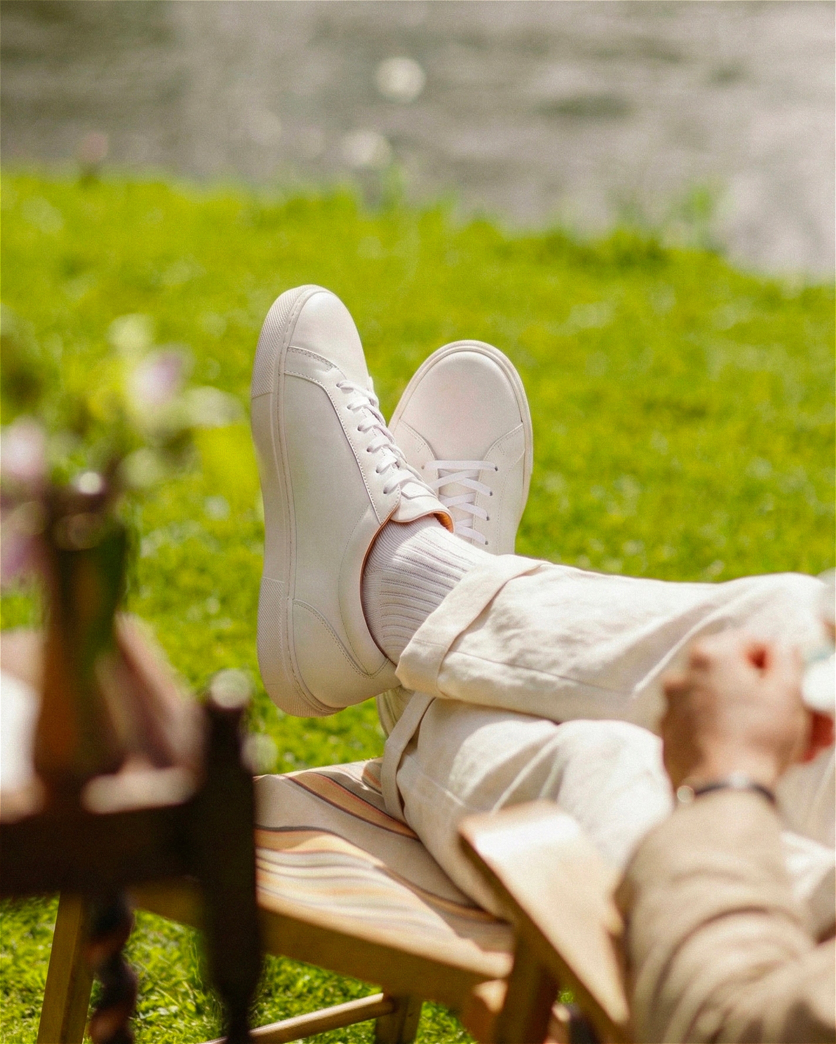 Sneakers Leather Blanc